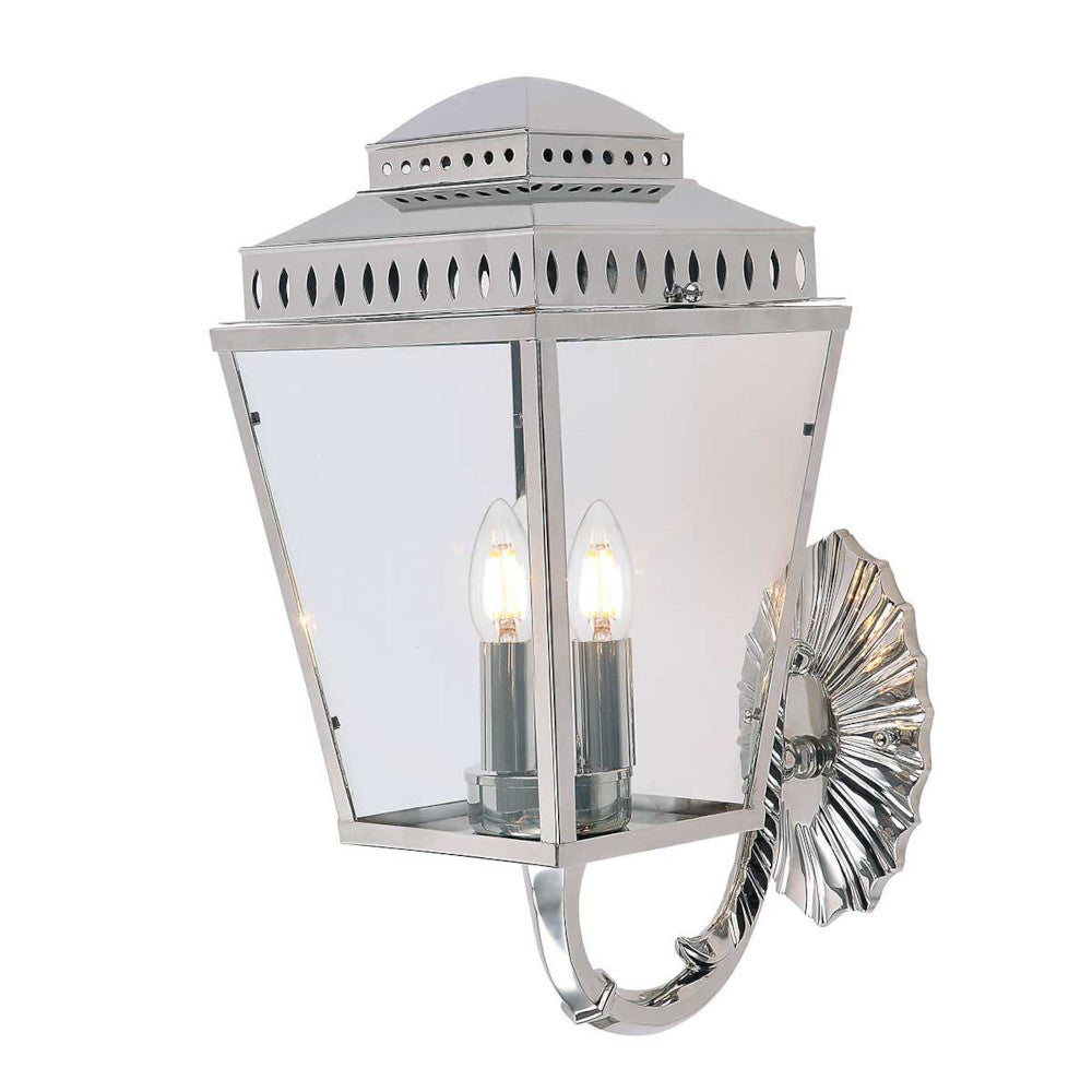 'Breadsall' Georgian Inspired Antique Nickel Wall Light