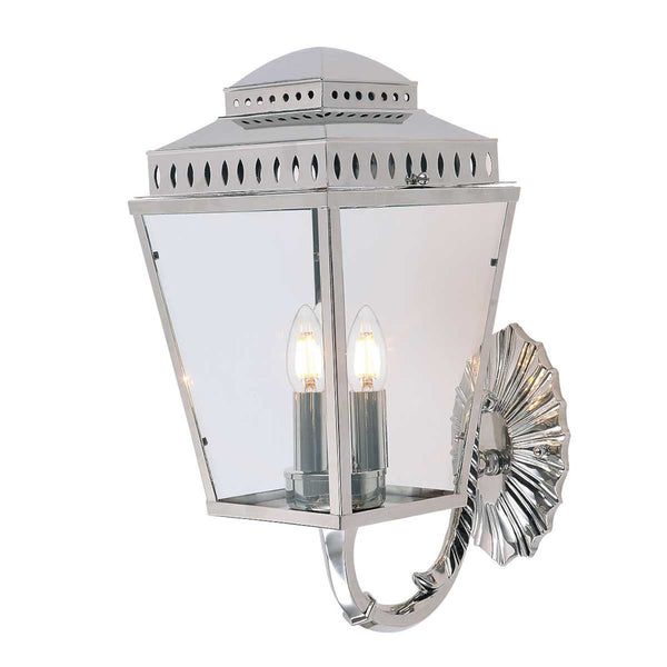 'Breadsall' Georgian Inspired Antique Nickel Wall Light