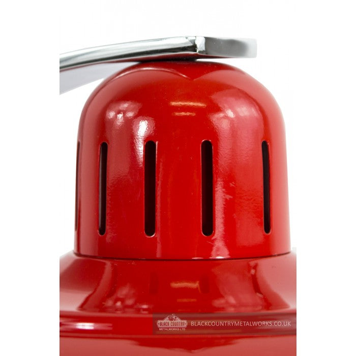 Bright Red Bowed Retro Desk Lamp