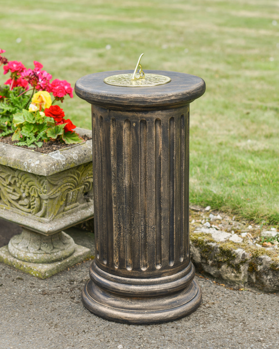 The bronze 'Apollo' in situ