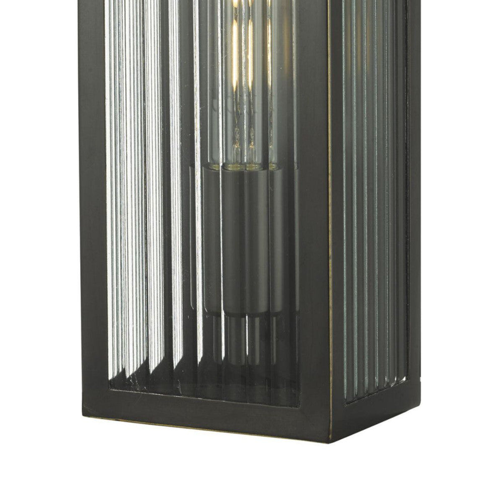Magnified view of the wall light base