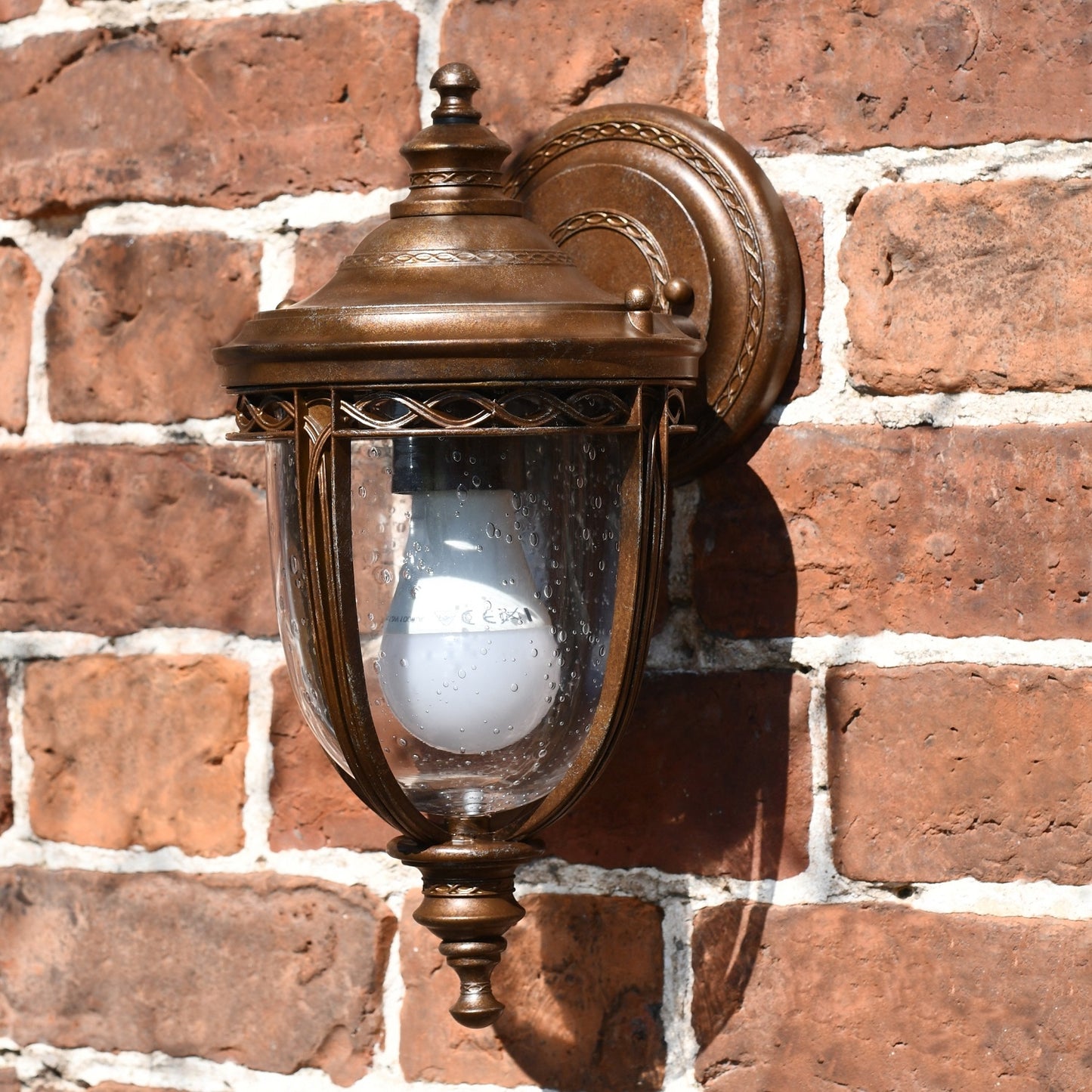 Bronze Suspended Traditional Wall Lantern