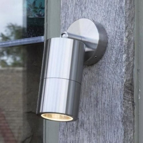 'Brunel' Cylinder Silver Wall Light - thumbnail
