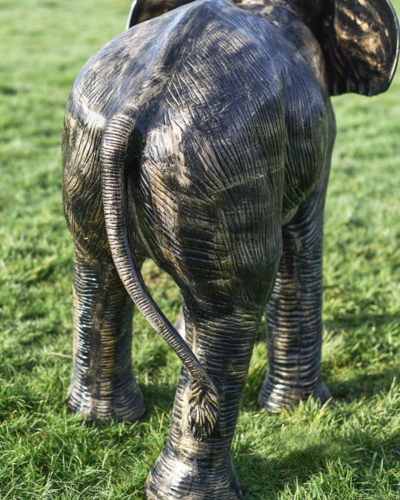 Close up of the elephant tail