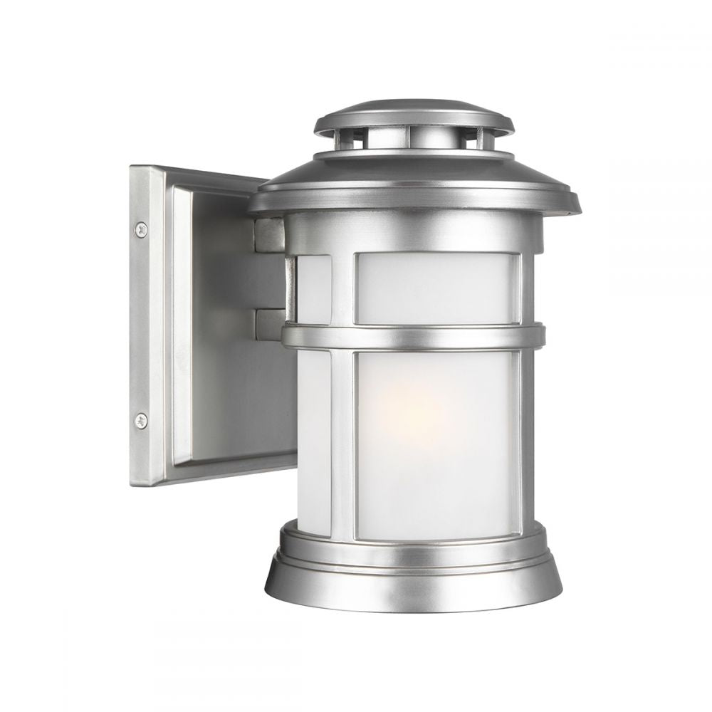 Brushed Steel Finish Modern Wall Light