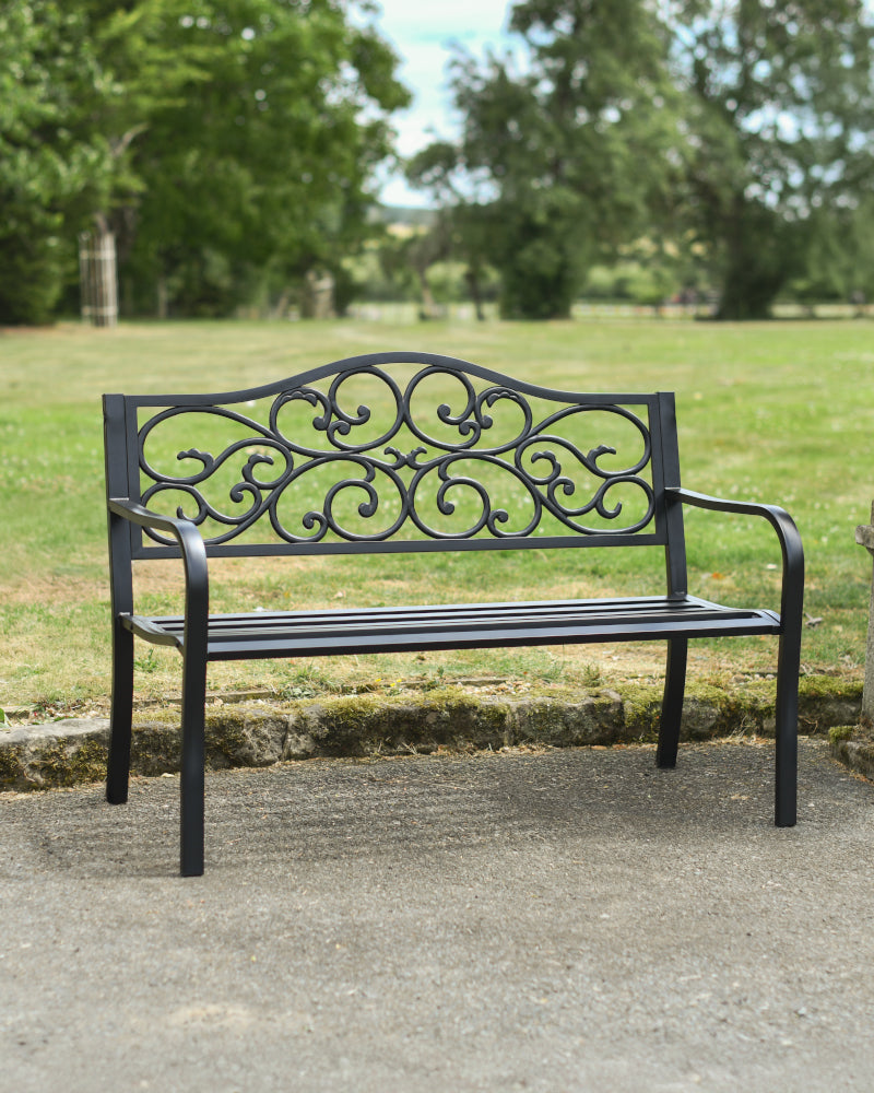 The 'Buckland' bench in situ