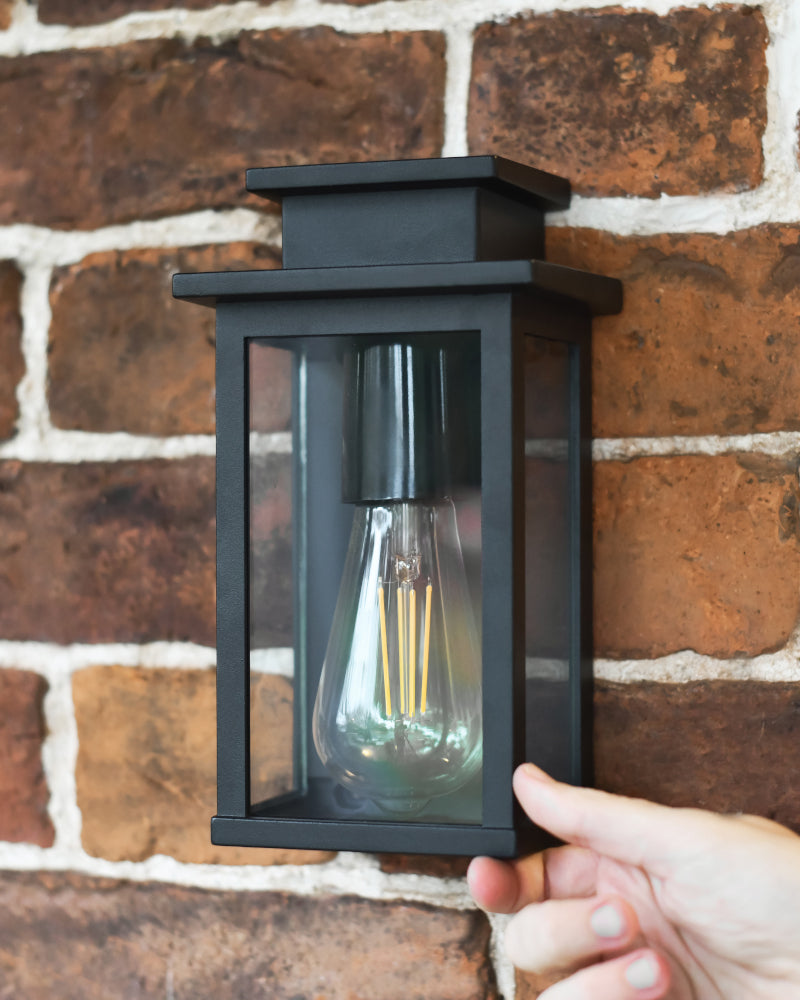 Life size scale of the 'Burford' Wall Light