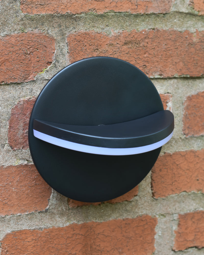View of the curved LED light apex