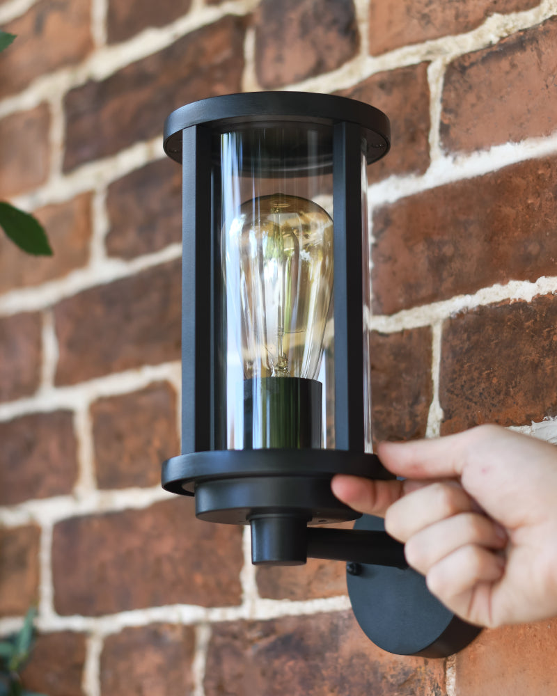 Life size scale of the 'Canwick' wall light 