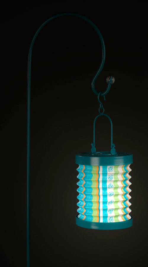 Carolina Blue Outdoor Garden Hanging Lanterns