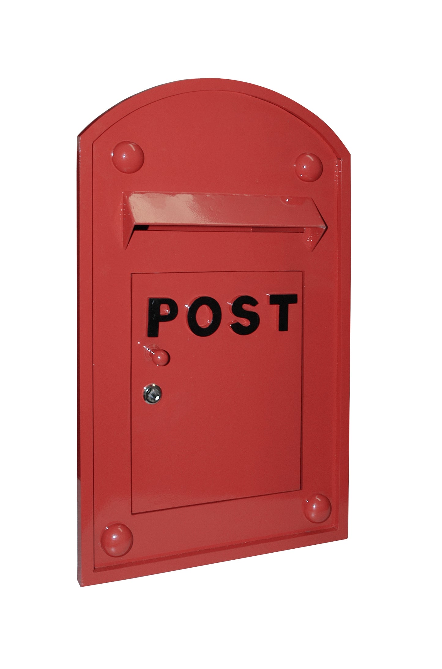 Red "The Paddington" Built In Post Box