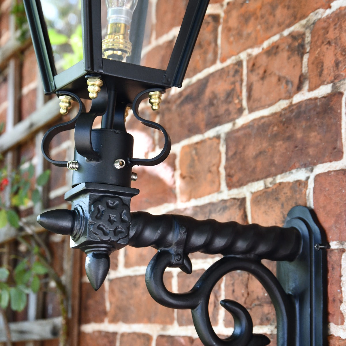 Cast Aluminium Bracket Close Up