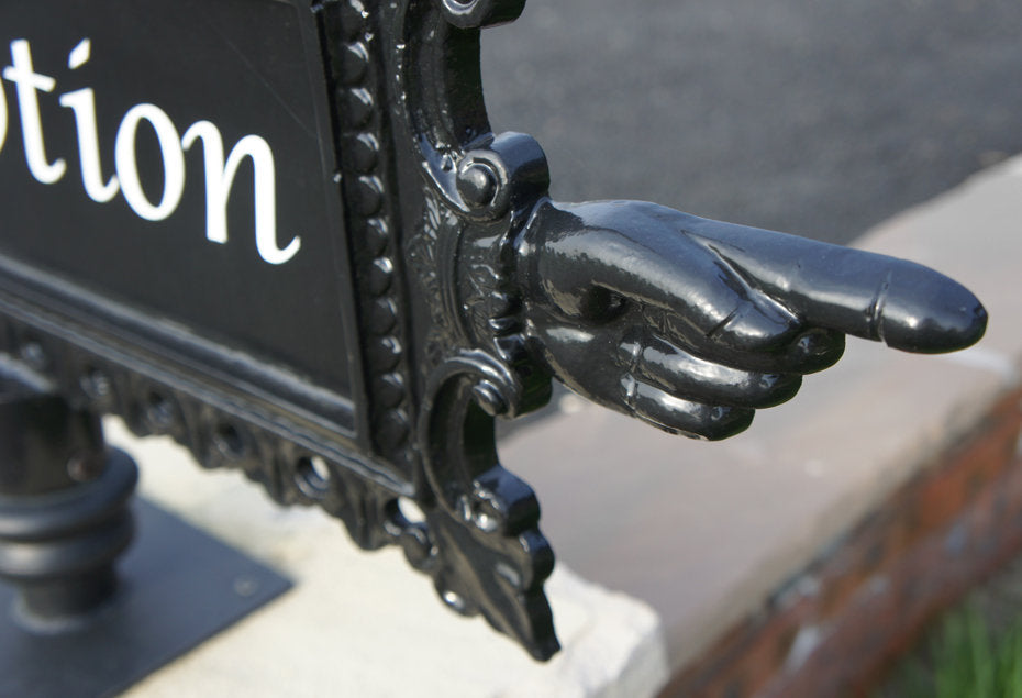 Ornate Directional Property Name Sign