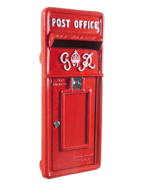 Red King George Period Post Box Face Plate