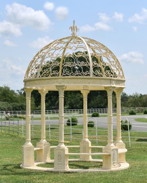 'Caversham' Elegant Cream Gazebo - thumbnail