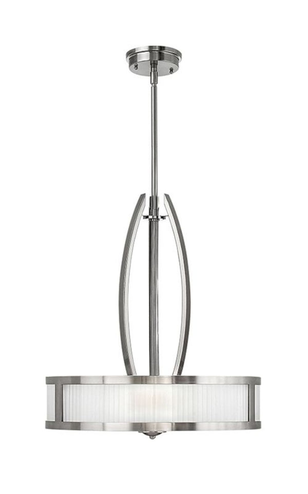 'Chorlton' Brushed Nickel Pendant Light