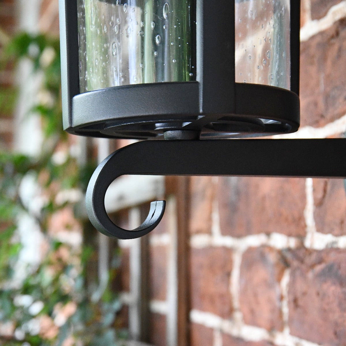 Classic Black Bottom Fix Cylindrical Porch Light
