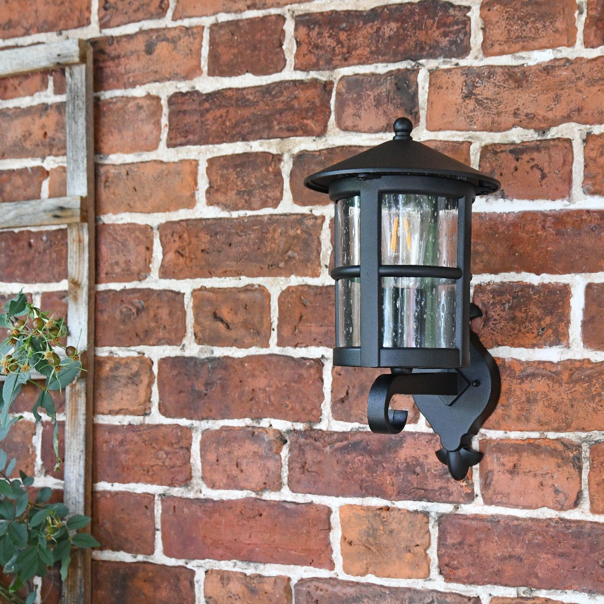 Classic Black Bottom Fix Cylindrical Porch Light