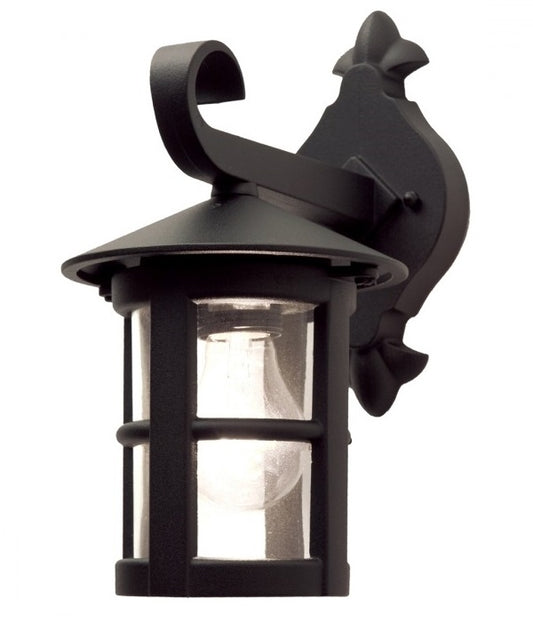 Classic Black Top Fix Cylindrical Porch Light