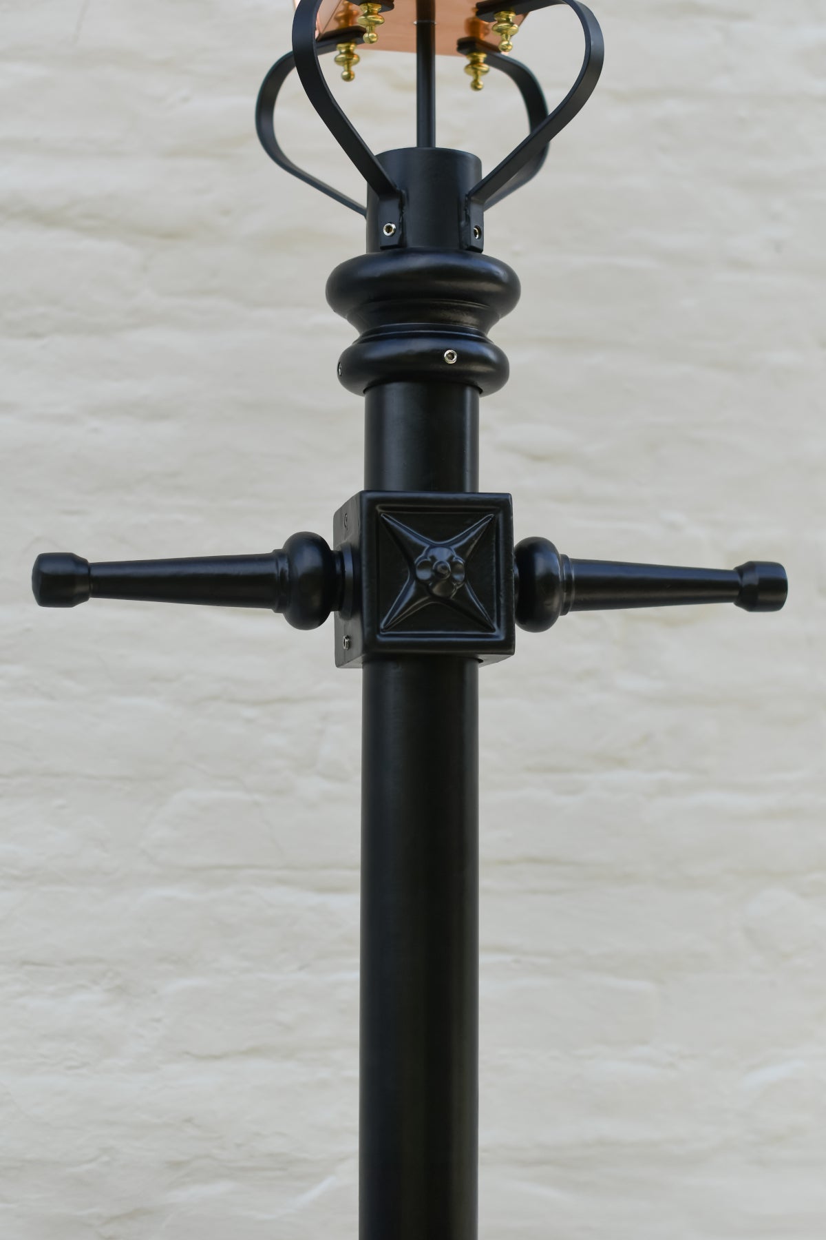 Close up of the black ladder bars