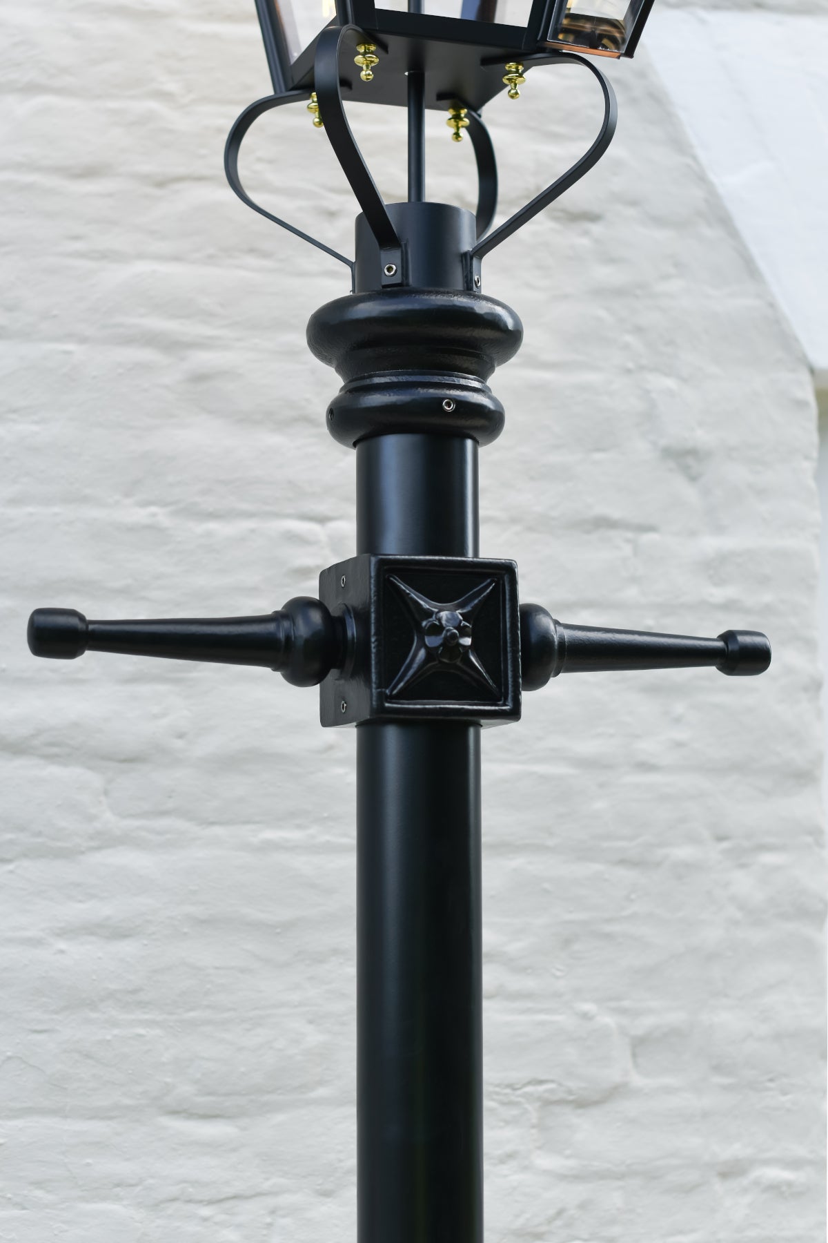 Close up of the cast iron ladder bars