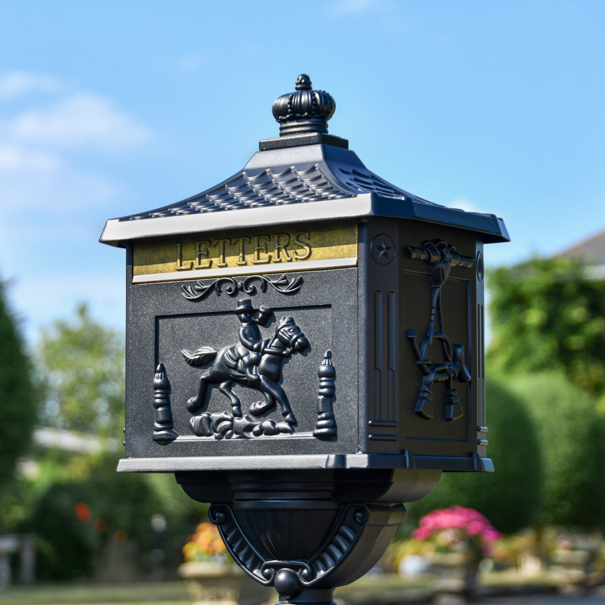 Close up of the letter box