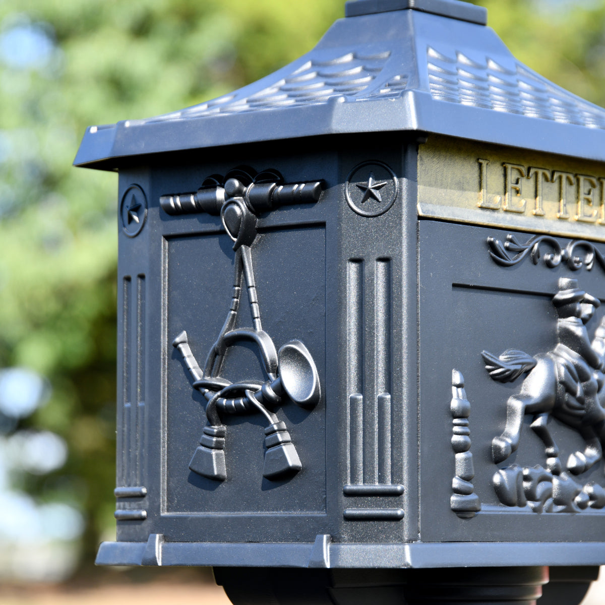 Close up of the ornate detailing