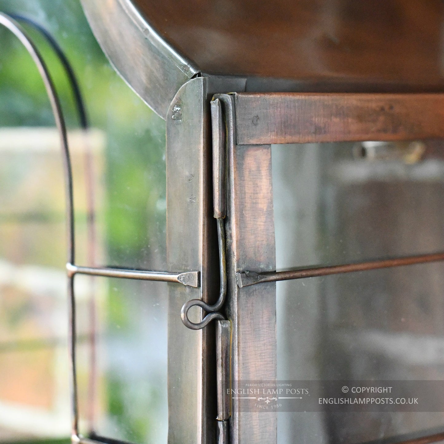 Close Up Of Wall Copper Wall Lantern
