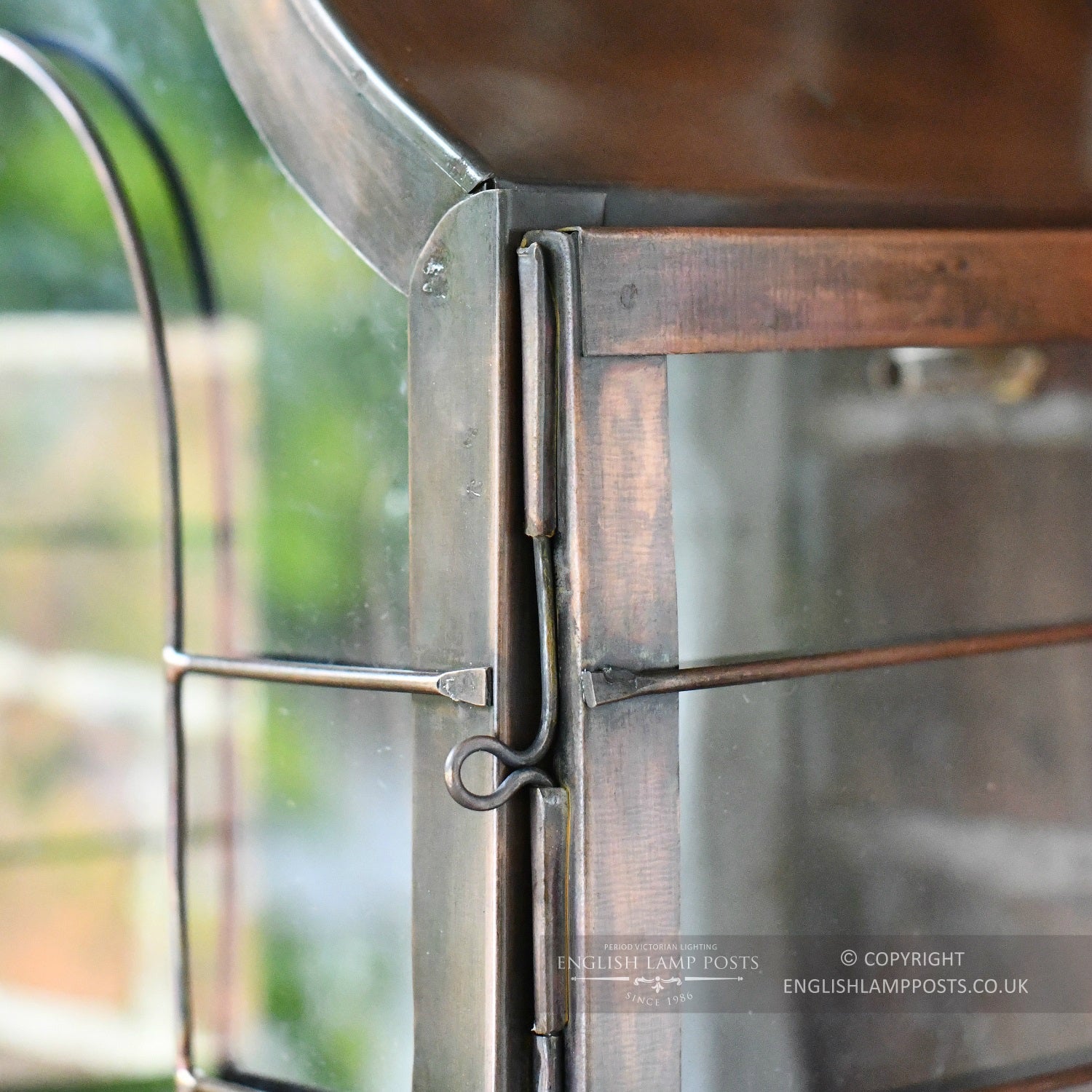 Close Up Of Wall Copper Wall Lantern