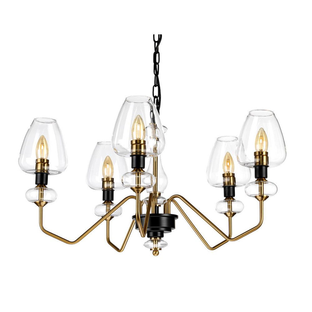 The 'Clyne' pendant light not illuminated