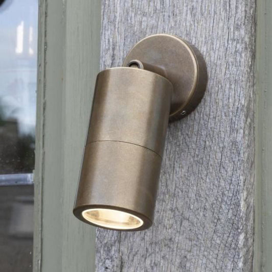 'Coleton' Antique Brass Down Wall Light