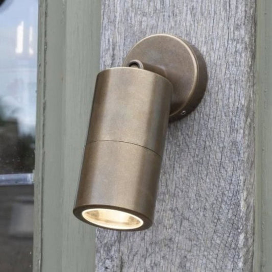 'Coleton' Antique Brass Down Wall Light - thumbnail