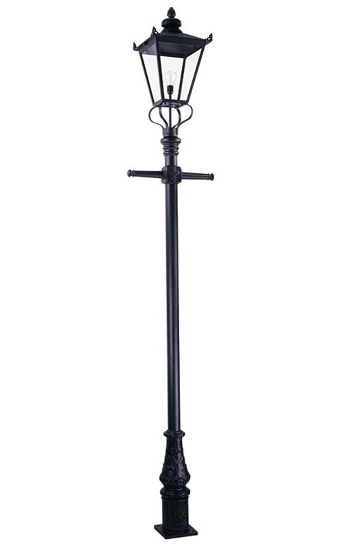 Complete Cast Aluminium Victorian Garden Lamp Post Set