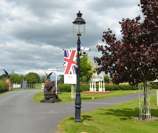 Victorian Style CCTV Lamp Post Column