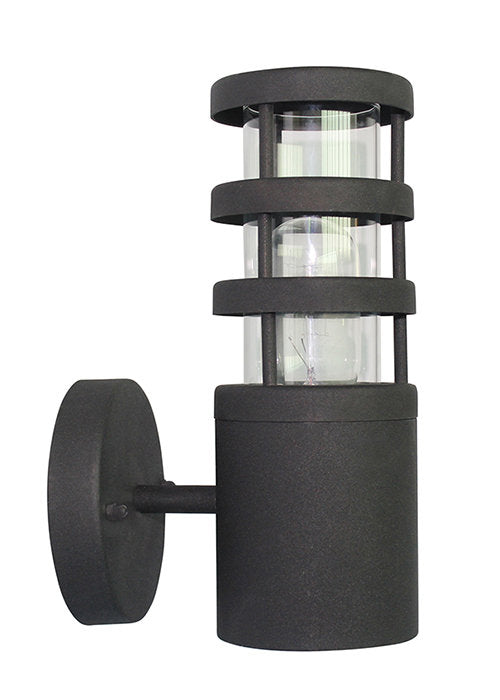 Contemporary Black Steel Wall Light