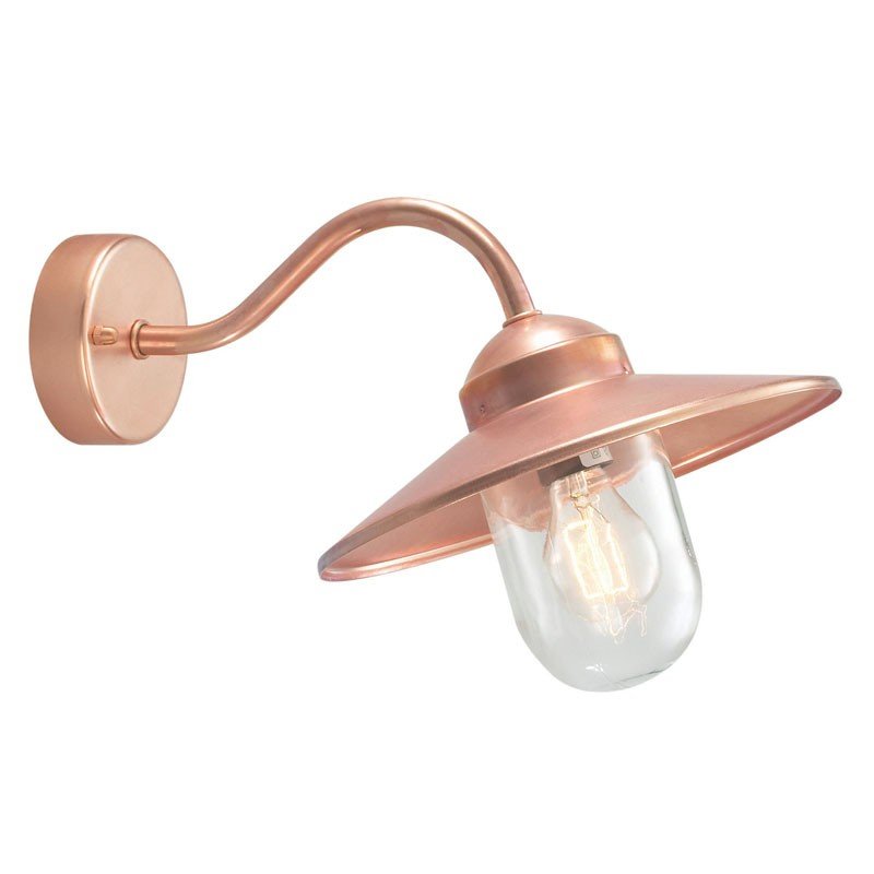 "Nessbrook" Modern Outdoor Wall Lantern with Bracket