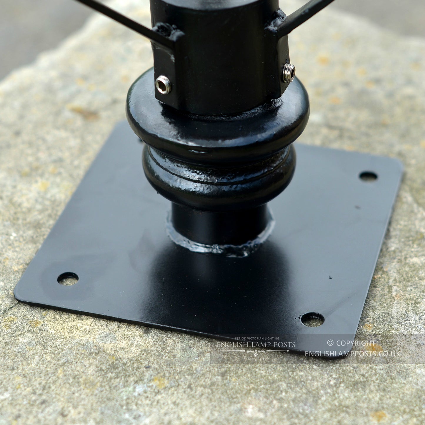 Copper Hexagon Entrance Light Mounting Plate