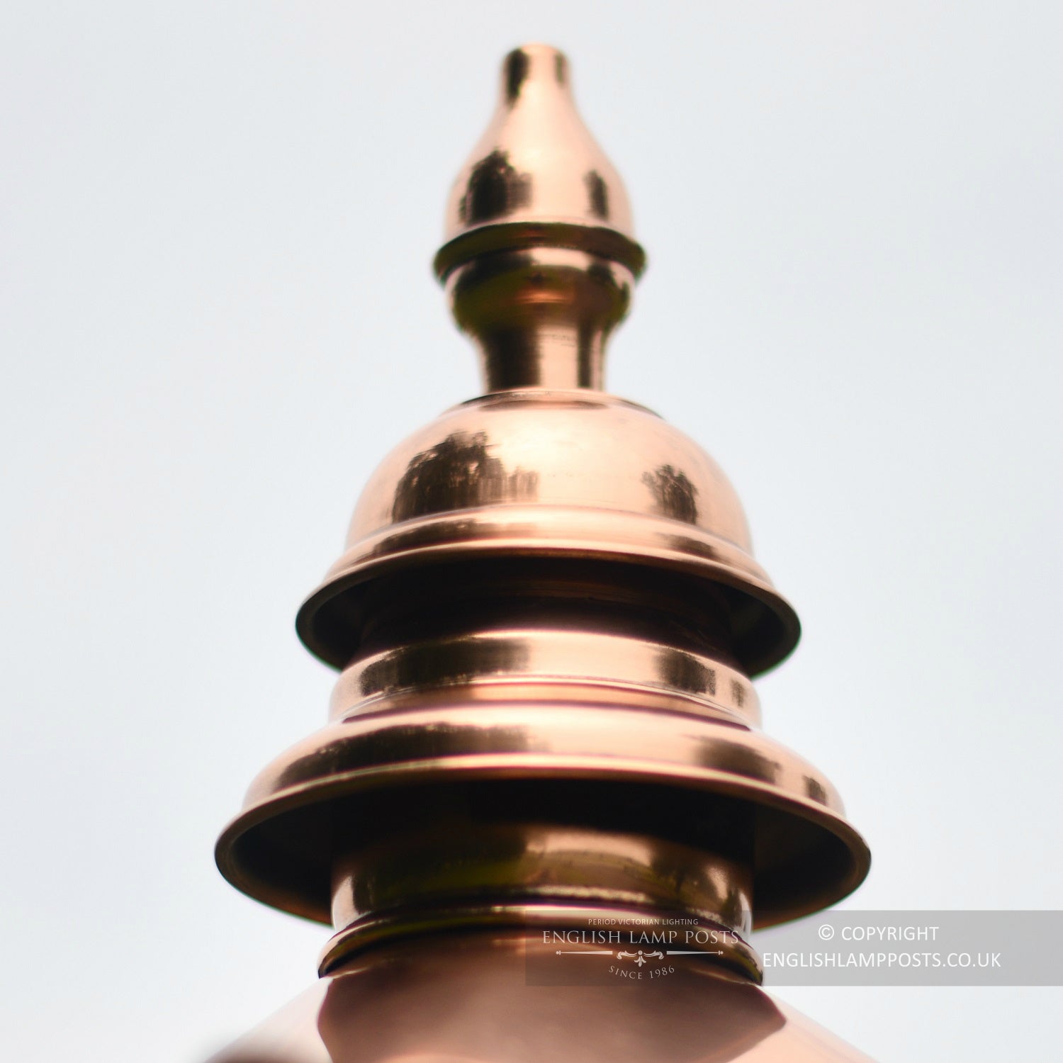 Copper Kensington Lantern Finial