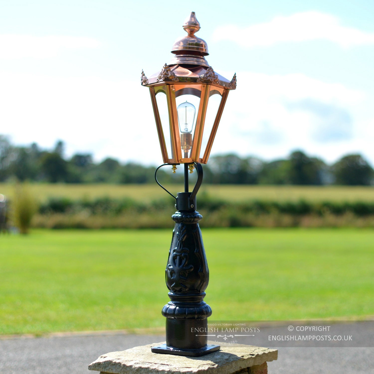 Copper Outdoor Low Level Light