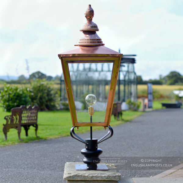 Copper Rochester Driveway Light - 105cm