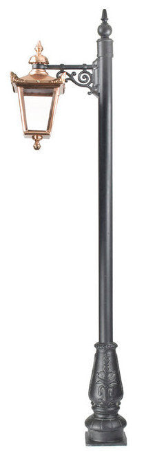 Copper Top Fix Victorian Lamp Post