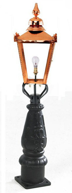 Copper Victorian Driveway Light