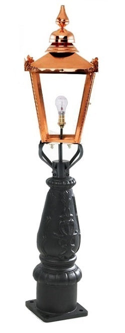 Copper Victorian Driveway Light