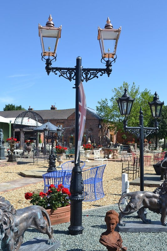 “Balmoral” Copper Victorian Double Head Lamp Post