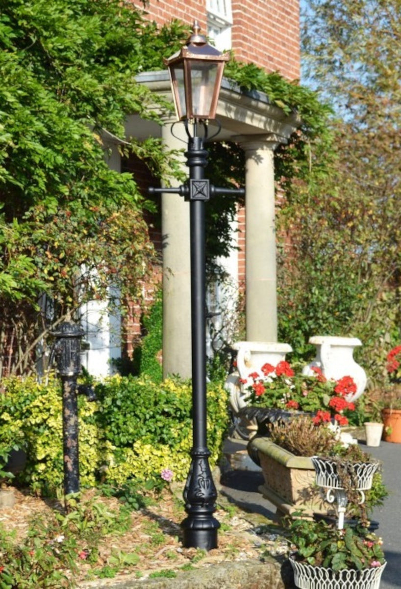 Copper Victorian Garden Lamp Post 2.70m