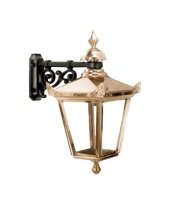 Copper top fix wall lantern