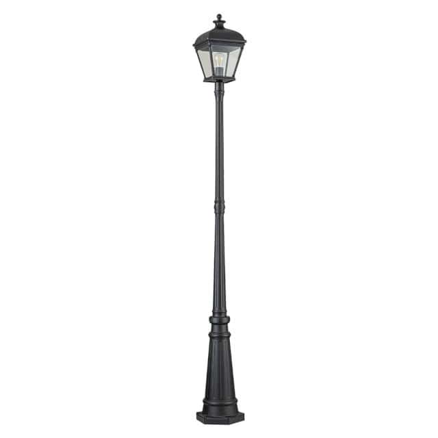 'Coryton' Black Traditional Lamp Post - thumbnail