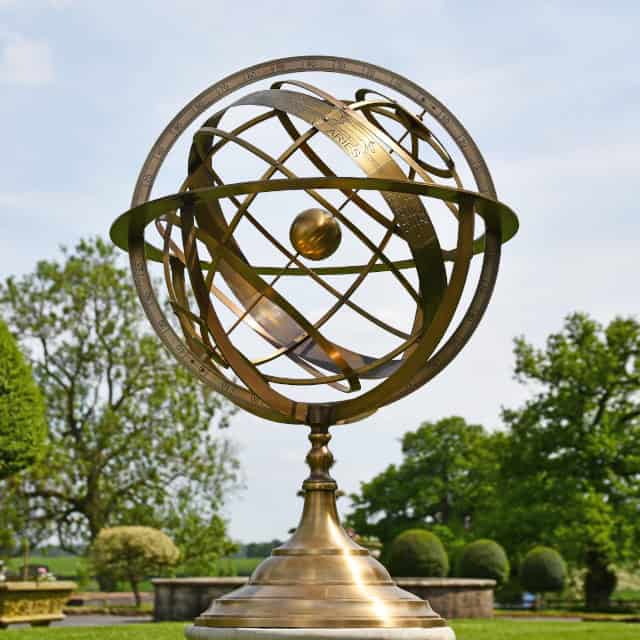 'Cosmic' Large Brass Armillary Sphere - thumbnail