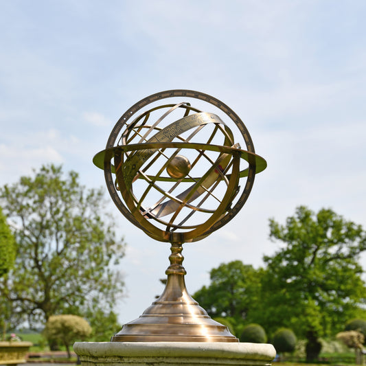 'Cosmic' Medium Brass Armillary Sphere