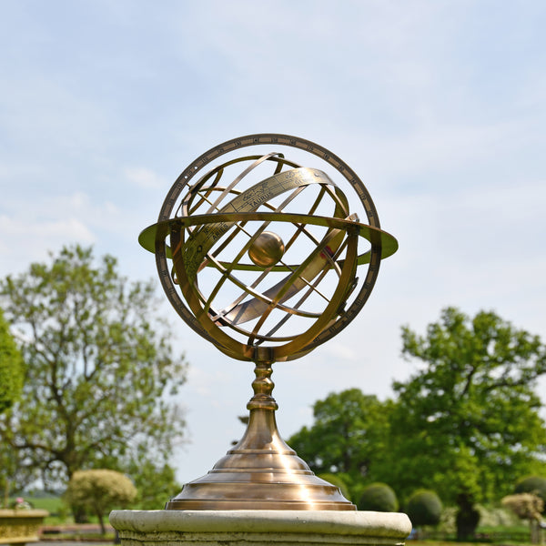 'Cosmic' Medium Brass Armillary Sphere